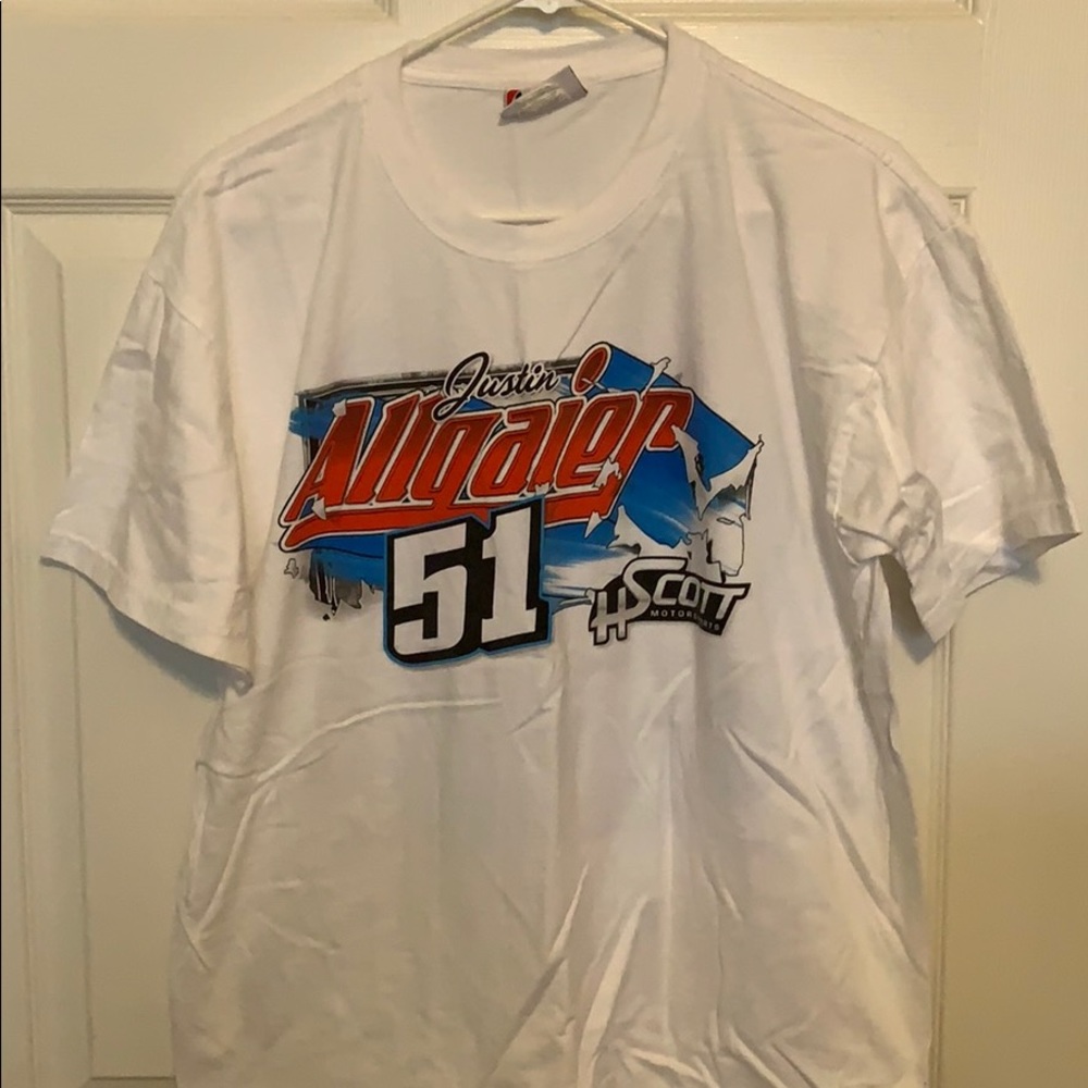 Vintage NASCAR Justin Allgaier T-shirt L